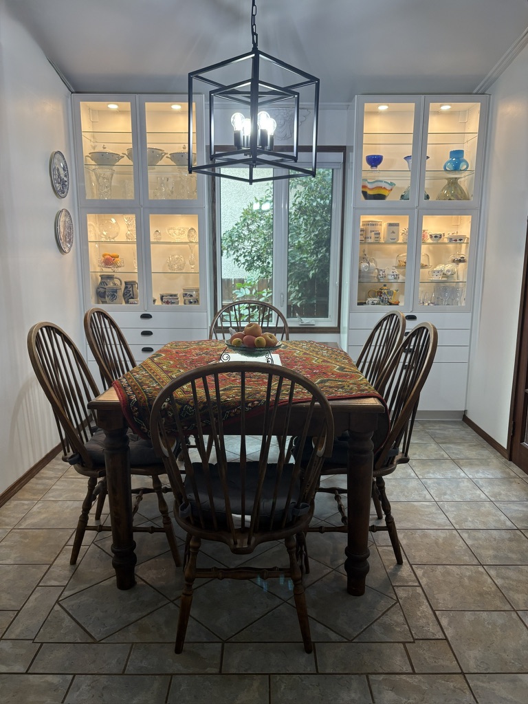Dining room after renovation